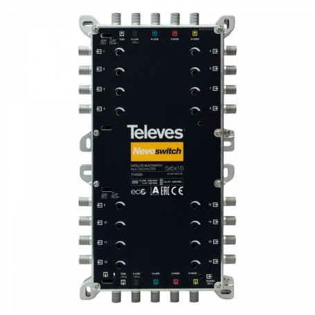 Televes 714505 multinterruttore satellitare 5 ingressi 16 uscite