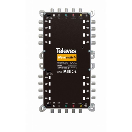 Televes 714405 multinterruttore satellitare 5 ingressi 16 uscite (MS516NCQ)