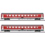 Märklin "Munich-Nürnberg Express" Passenger Car Set 2 parte e accessorio di modellino in scala Vagone passeggeri (42989)