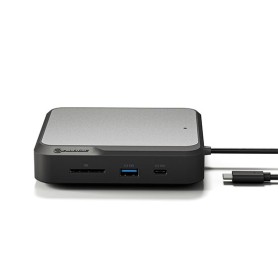 ALOGIC DUCH2 replicatore di porte e docking station per laptop Cablato USB 3.2 Gen 2 (3.1 Gen 2) Type-C Nero, Grigio