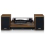 Lenco LS-100WD piatto audio Giradischi con trasmissione a cinghia Nero, Quercia Automatico