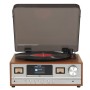 Denver MRD-52LIGHTWOOD piatto audio Argento, Legno (111201210020)