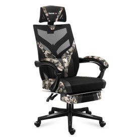 Huzaro Combat 5.0 Sedia da gaming per PC Seduta in rete Nero, Mimetico (HZ-Combat 5.0 Camo)