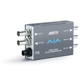AJA HD5DA convertitore segnale Grigio, Acciaio inox