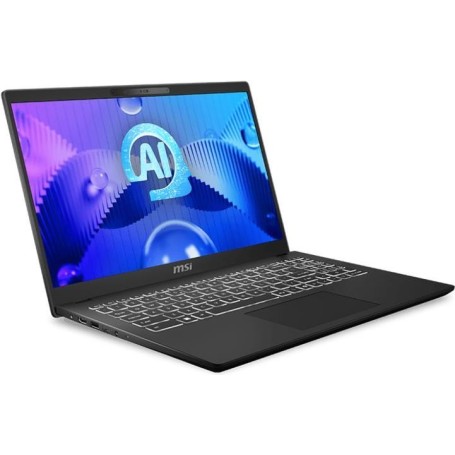 MSI Modern 15 H AI C1MG-081 - 15.6" FHD Display Intel Core Ultra 7 155H 16GB DDR5 RAM - Core Ultra 7 - 512 GB (0015H5-081)