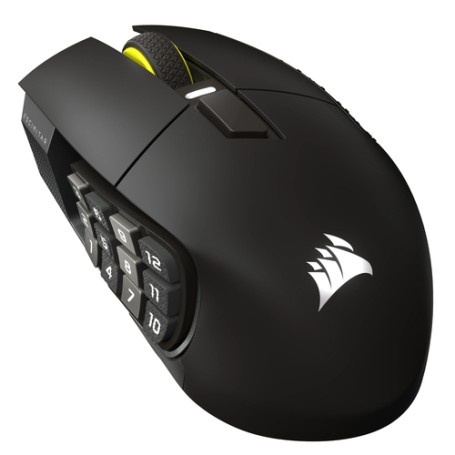 Corsair Scimitar Elite Wireless SE mouse Gaming Mano destra RF senza fili + Bluetooth Ottico 33000 DPI (CH-9314014-WW)