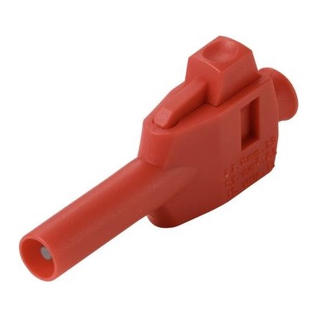 Voltcraft MP-4 Laborstecker mit Klemmanschluss Stecker gerade Stift-O Rot 50 St (VC-17002935)
