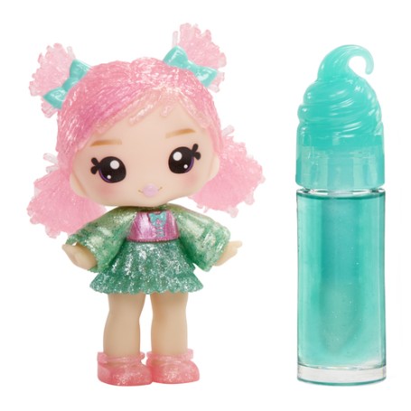 MGA Entertainment Yummiland Lip Gloss Doll Series 2- Licorice (Susie Sour Straw) (525479-EUC)