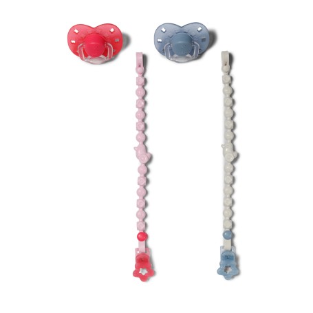 BABY born Dummy with Clip 2 assorted Porta ciuccio e ciuccio per bambola (838679)