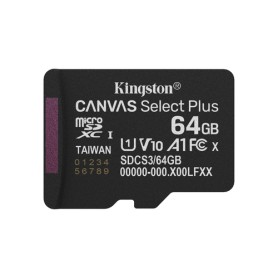 Kingston Technology 64GB micSDXC Canvas Select Plus Gen3 100R A1 (Adattatore SD non incluso) (SDCS3/64GBSP) Kingston Technology 64GB micSDXC Canvas Select Plus Gen3 100R A1 (Adattatore SD non incluso) (SDCS3/64GBSP)
