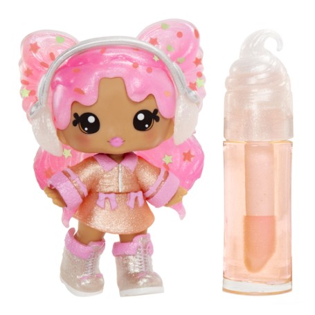 MGA Entertainment Yummiland Lip Gloss Doll Series 2- Mystery Chase 1 (Sprinkles/Ava Ice Cream) (526414-EUC)