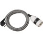 Brennenstuhl 1161830 prolunghe e multiple 3 m 1 presa(e) AC Interno Nero, Bianco