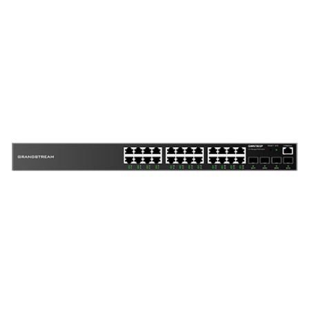 Grandstream Networks GWN7803P switch di rete Gestito L2+ Gigabit Ethernet (10/100/1000) Supporto Power over Ethernet (PoE) Nero