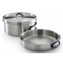 Campingaz Topf-Set Trekking Kit 3-teilig edelstahl 1 Topf+ 1 Deckel+ 1 set di stoviglie da camping Acciaio inox (2197185)
