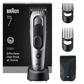 Braun HC7590 tagliacapelli Nero, Argento 17 Nichel-Metallo Idruro (NiMH) (4987176251060)