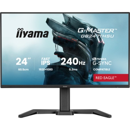 iiyama GB2471HSU-B1 Monitor PC 60,5 cm (23.8") 1920 x 1080 Pixel Nero