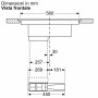PRONTA CONSEGNA BOSCH PVS601B16E , Piano di Cottura Con Cappa Aspirante (Induzione) a filo top