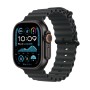 Watch Ultra 2 (grau, 49 mm, Ocean Armband schwarz, Titangehuse, Cellular) (MX4P3FD/A)