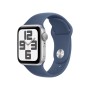 Watch SE (silber, Aluminium, 40 mm, Sportarmband Denim S/M) (MXEC3QF/A)