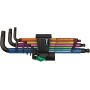 950/9 Hex-Plus Multicolour 1 Winkelschlsselsatz, 9-teilig (mit Halteclip, BlackLaser-Oberflche) (05022089001)