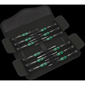 Kraftform Kompakt Micro 12 ESD 1 Elektroniker-Schraubendrehersatz (schwarz/grn, 12-teilig) (05073677001)