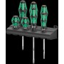 300/7 Mix 2 Schraubendreher-Satz Kraftform Plus (schwarz/grn, 7-teilig, Lasertip) (05008901001)