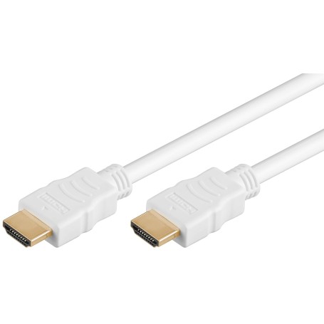 High-Speed-HDMI Kabel mit Ethernet (wei, 5 Meter) (61022)