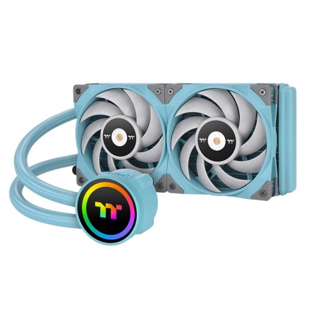 TOUGHLIQUID 240 ARGB Sync All-In-One Liquid Cooler Turquoise 240mm (trkis) (CL-W319-PL12TQ-A)