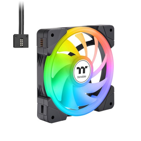 SWAFAN EX12 ARGB Sync PC Cooling Fan TT Premium Edition (schwarz, 3er Pack) (CL-F167-PL12SW-A)