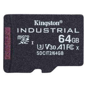 Kingston Technology Industrial memoria flash 64 GB MicroSDXC UHS-I Classe 10 (SDCIT2/64GBSP) Kingston Technology Industrial memoria flash 64 GB MicroSDXC UHS-I Classe 10 (SDCIT2/64GBSP)