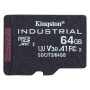 Kingston Technology Industrial memoria flash 64 GB MicroSDXC UHS-I Classe 10 (SDCIT2/64GBSP)
