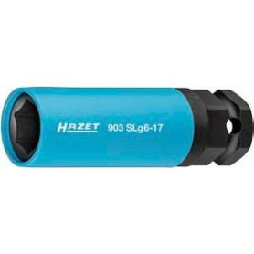 Steckschlssel 903SLG-17, 1/2" (blau, mit farbiger Hlse, fr Alu-Felgen, 17mm)