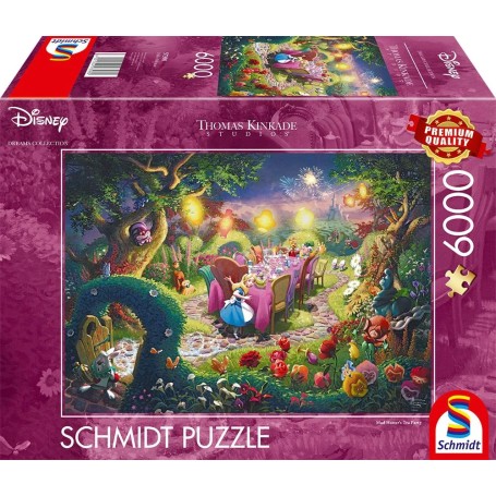 Thomas Kinkade Studios: Disney Dreams Collection - Alice in Wonderland, Mad Hatter?s Tea Party (6000 Teile) (57398)