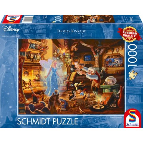 Thomas Kinkade Studios: Disney Dreams Collection - Geppettos Pinocchio (1000 Teile) (57526)