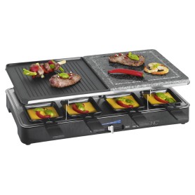 2-in-1 Raclette-Grill RG 3518 (schwarz/edelstahl) (RG3518)