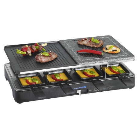 2-in-1 Raclette-Grill RG 3518 (schwarz/edelstahl) (RG3518)