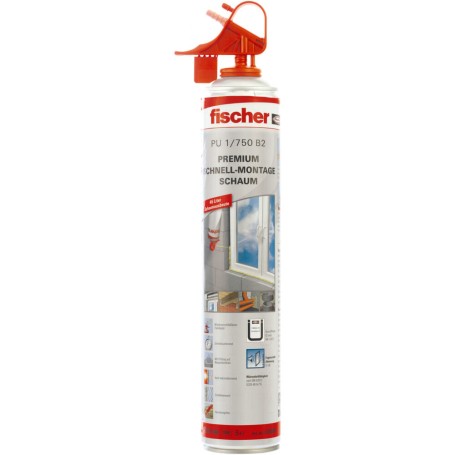 1K - Schnell-Montageschaum PU 1 / 750 B2 (beige, 750ml) (053080)