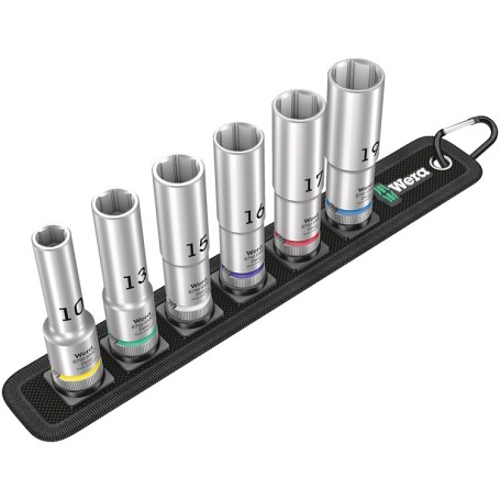 Belt C Deep 1 Steckschlsseleinsatz-Satz, 1/2" (schwarz, 6-teilig, lang) (05004565001)