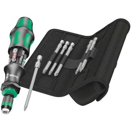 Kraftform Kompakt 20 Tool Finder 2, 13-teilig (schwarz/grn, integriertes Magazin) (05051017001)