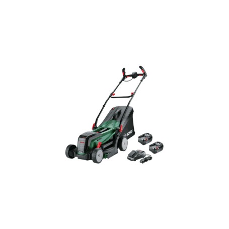 Bosch 37-550 Tagliaerba a spinta Batteria Nero, Verde (06008B9E00)