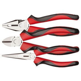 red Zangen-Satz 2K-Griff, 3-teilig (rot/schwarz) (3301155)