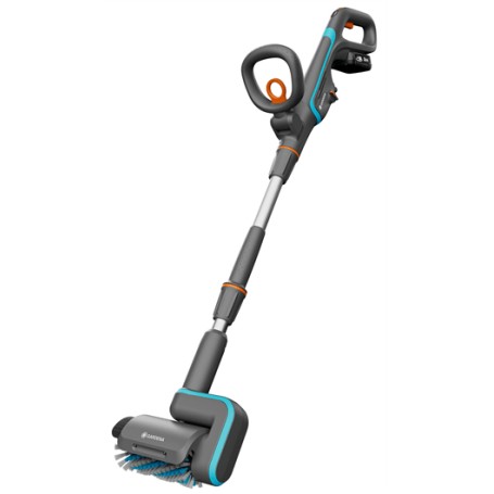 Akku-Multi-Reiniger AquaBrush Patio 18V P4A (grau/trkis, Li-Ion Akku 2,5Ah P4A, POWER FOR ALL ALLIANCE) (14841-20)