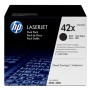 HP 42X 2-pack High Yield Black Original LaserJet Toner Cartridges with Smart Printing Technology cartuccia toner 2 pz  (Q5942XD)