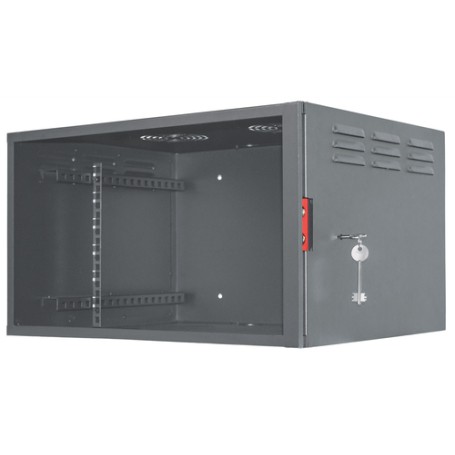 Intellinet 714433 rack 6U Da parete Nero (714433)