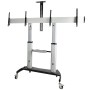 StarTech.com STNDMTVDUO Supporto TV a parete 152,4 cm (60") Nero, Argento (STNDMTVDUO)