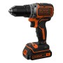 Akku-Bohrschrauber BL186K, 18Volt (schwarz/orange, Li-Ionen Akku 1,5Ah, Koffer) (BL186K-QW)