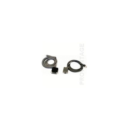 Kabel CAB-362, RS232 (schwarz, Spiralkabel) (90A051330)