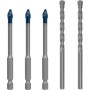 Bosch EXPERT HEX-9 HardCeramic Set di punte per trapano 5 pz (2608900596)