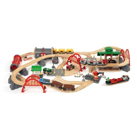 World Straen und Schienen Bahn Set Deluxe (33052)