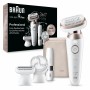 Braun Silk-épil 9 Flex 9-360 3D, Epilatore Elettrico Donna Per Epilazione Semplice, Bianco/Rosa (7500435225274)